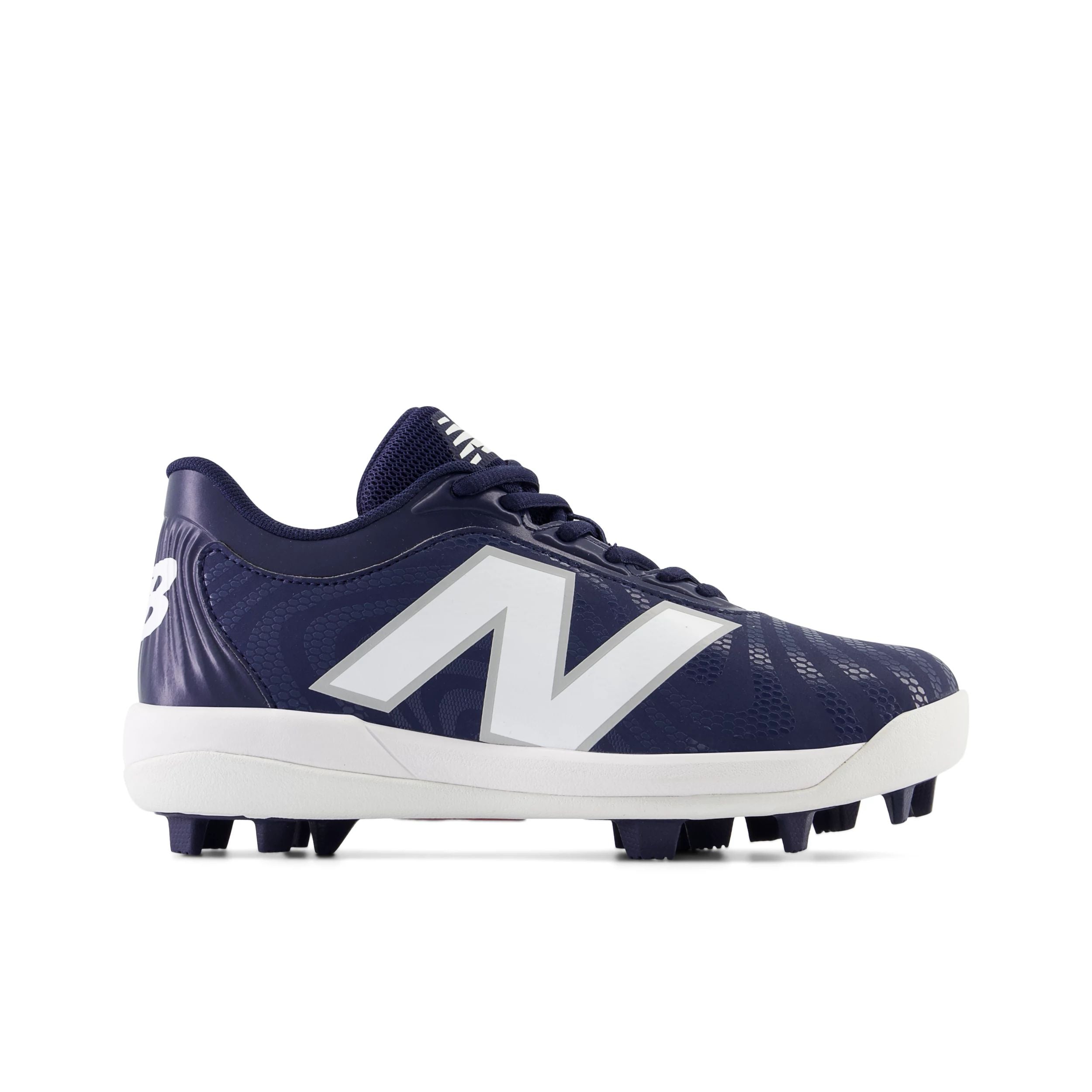 New Balance 4040v7 Youth Baseball Cleats - Navy Blue Molded Cleats for Kids - Perfect for Little League & Youth Baseball Games