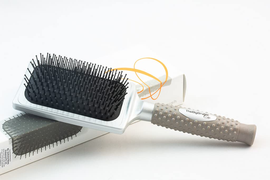 Big Brush Company Paddle Brush for Detangling & Smoothing Hair - Perfect for Wet/Dry Use, Styling & Salon Quality Results at Home