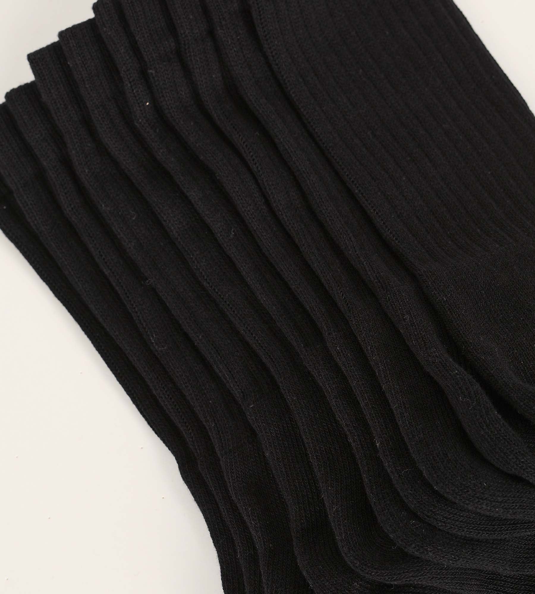 5 Pairs Men's Black EcoDim Sport Socks - Breathable & Comfortable for Running, Gym & Daily Wear