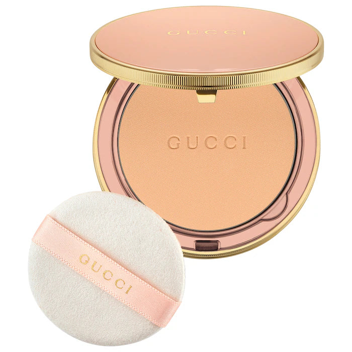Gucci Matte Natural Beauty Powder Compact - Oil Control & Flawless Finish for Everyday Makeup & Touch-Ups