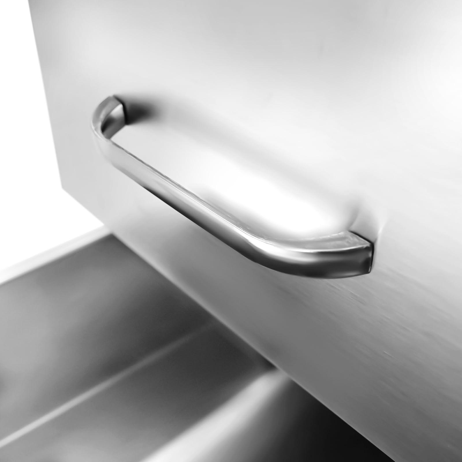 Stainless Steel Outdoor Kitchen Drawer - 2 Pull-Out Cabinets for BBQ Island (14x14.3x23 Inch) - Perfect for Patio & Backyard Cooking