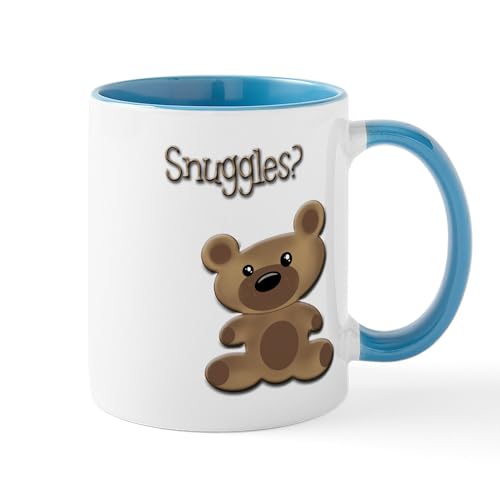 White/Blue Inside - Snuggles Bear Mug