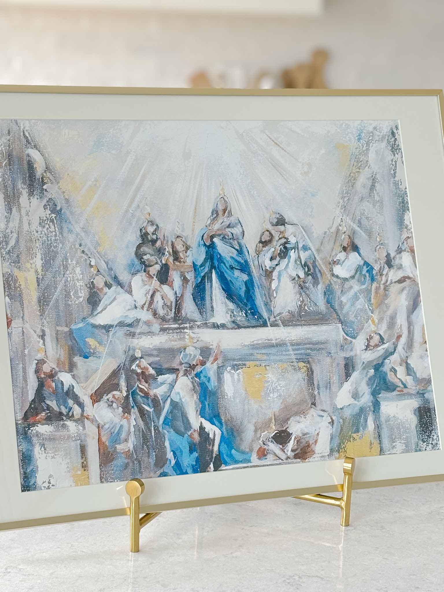 Pentecost Print - Religious Wall Art Decor for Home, Church & Office - Inspirational Christian Gifts & Faith-Based Decorations