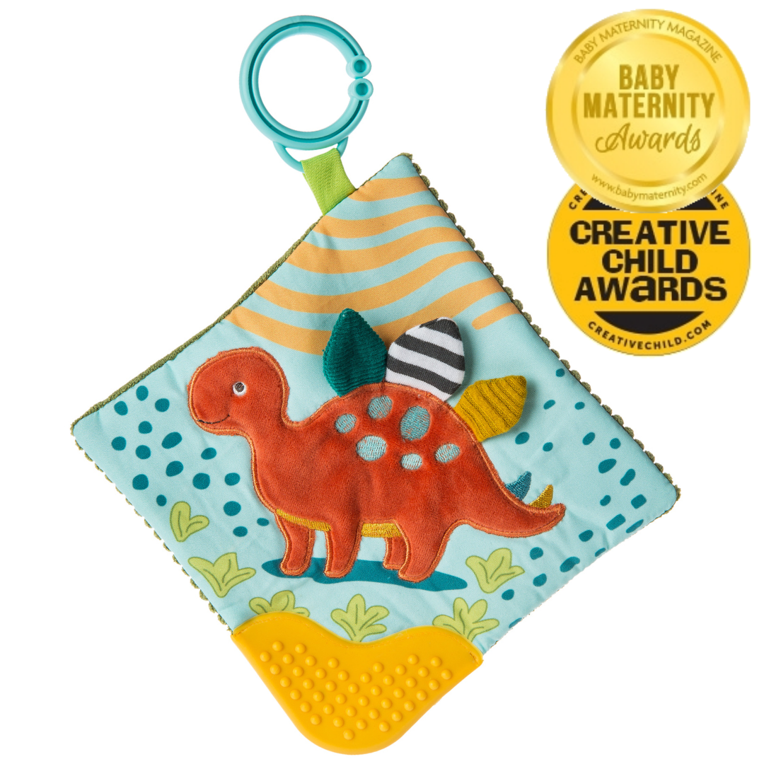 Mary Meyer Crinkle Teether - Soft Baby Teething Toy for Soothing Gums, Sensory Play & Early Development - Perfect for Infants 0-12 Months, On-the-Go & Playtime