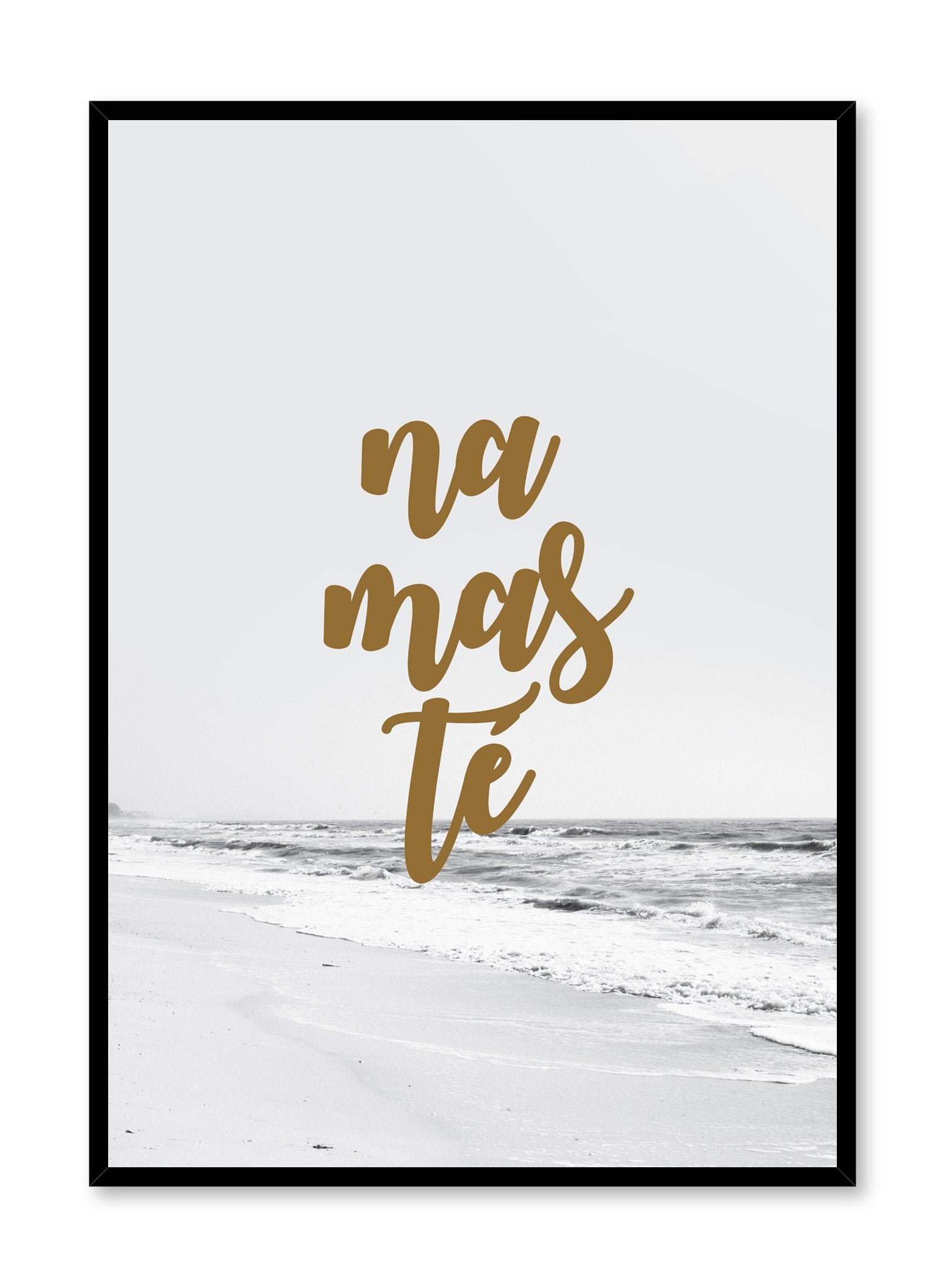 Namaste Yoga Poster - Inspirational Wall Art for Home, Office & Meditation Spaces | Perfect for Yoga Studios, Living Rooms & Mindfulness Decor