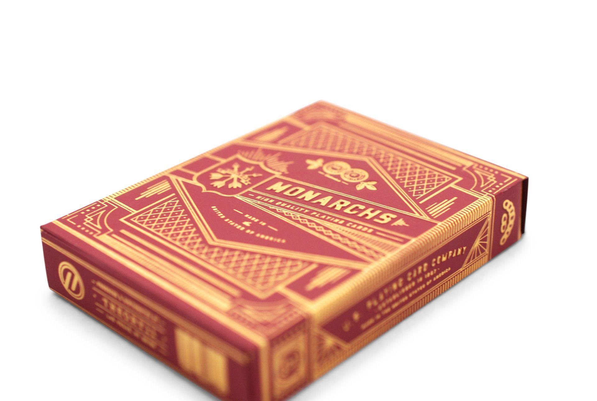Red Monarchs Limited 1st Edition Playing Cards - Premium Collectible Card Deck for Magic Tricks, Poker Games & Cardistry - Perfect for Card Collectors and Magicians