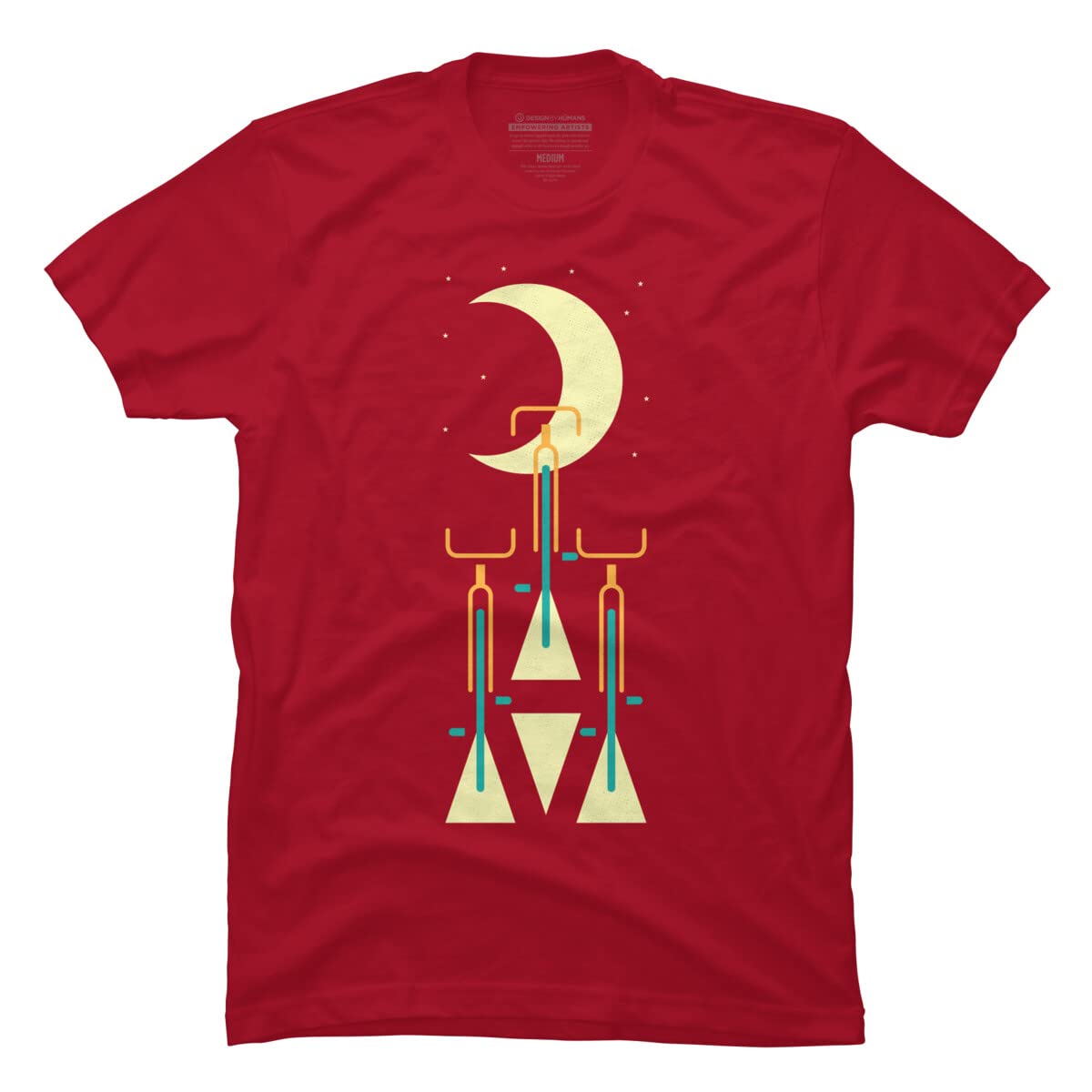 Design By Humans Men's Let's Go Bicycle Graphic T-Shirt - Cool Casual Tee for Cycling Enthusiasts | Perfect for Bike Rides, Outdoor Adventures & Everyday Wear