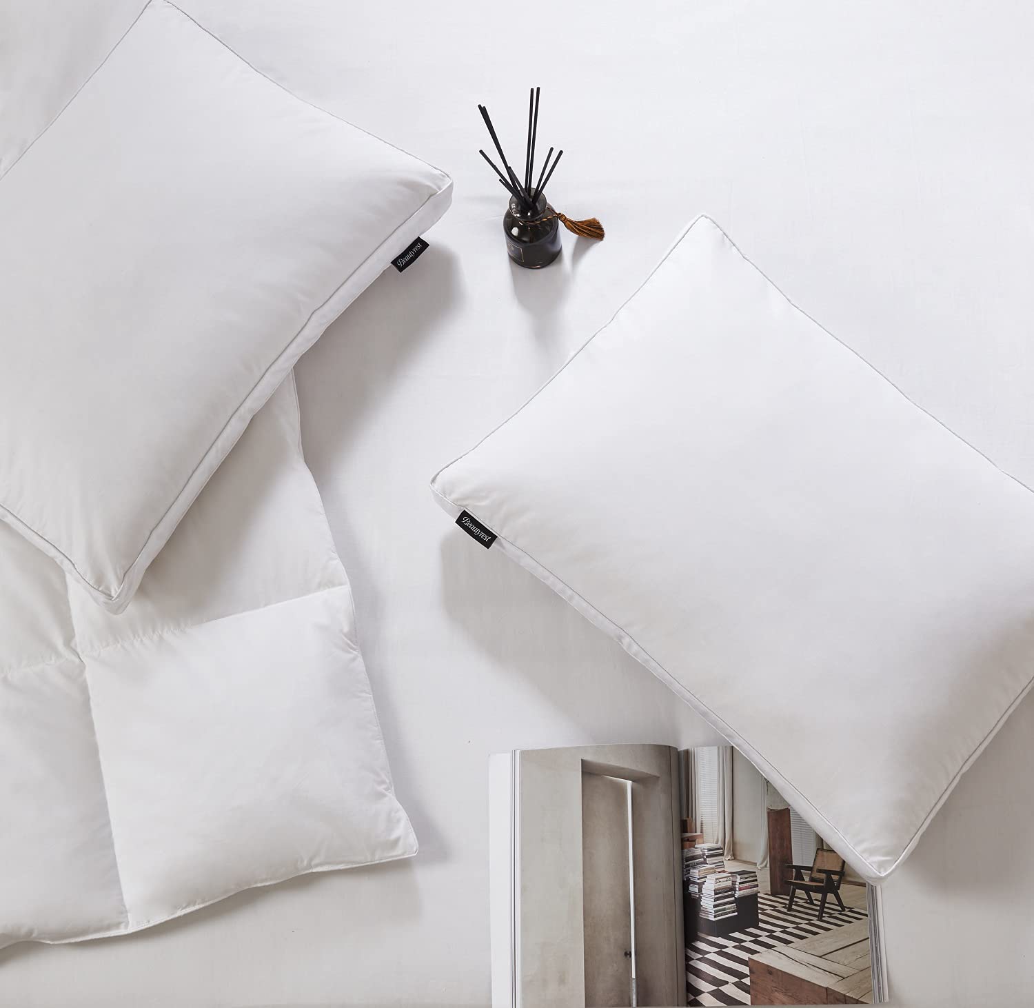 Beautyrest White Feather Down Fiber 2