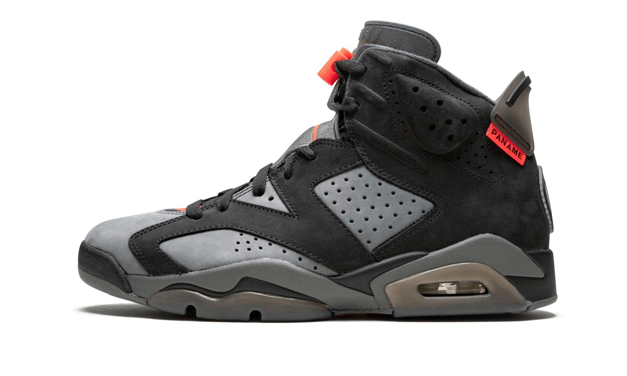 Jordan Air 6 Retro Basketball Shoes - Iron Grey/Infrared 23-Black 11 - Men's High-Top Sneakers for Streetwear & Court Performance