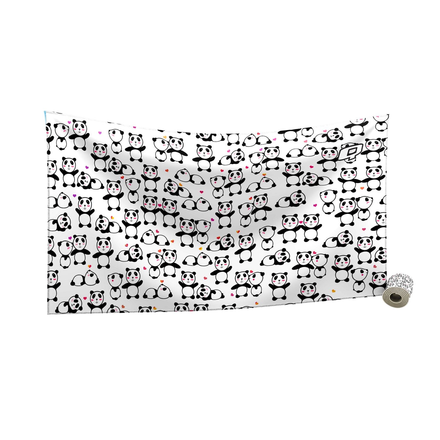 Premium Panda Play Microfiber Swim Towel - Super Absorbent, Quick Dry, Lightweight & Compact - Perfect for Beach, Pool, Travel & Gym