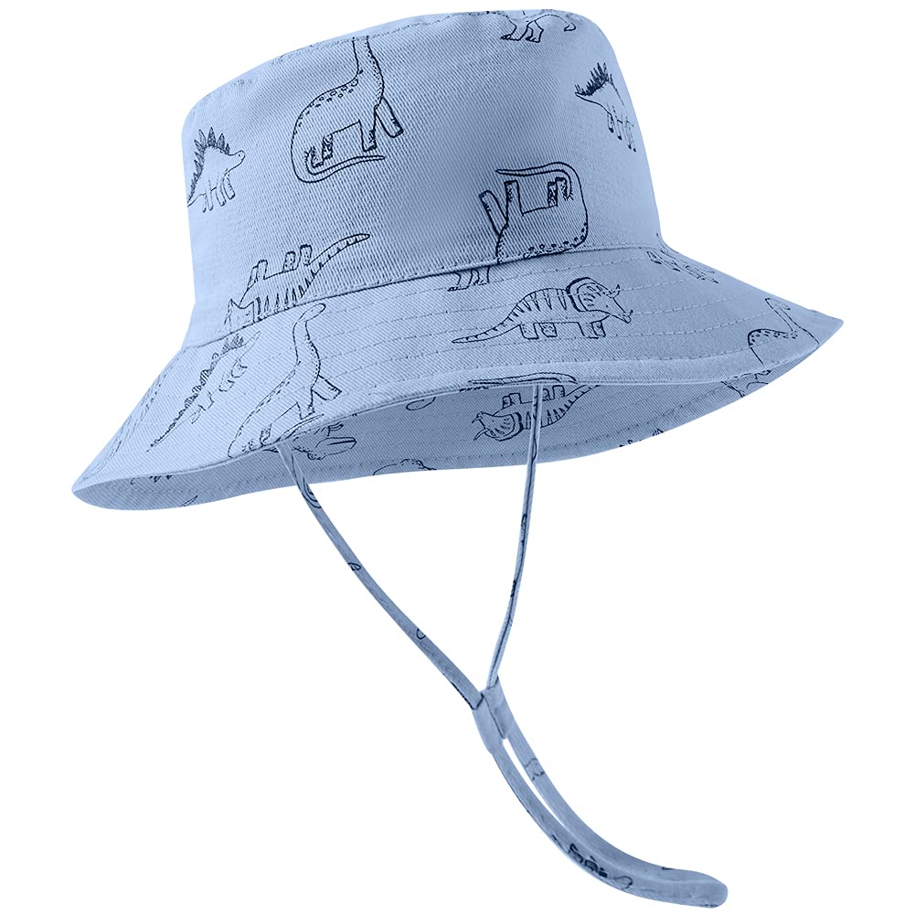 ORVINNER UPF 50+ Baby Sun Hat for Toddlers - Cotton Wide Brim Bucket Hat for Boys & Girls - Sun Protection for Beach, Park & Outdoor Summer Play