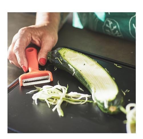 Premium Vegetable Cutters Set of 2 - Bright Yellow & Orange Stainless Steel Kitchen Tools for Slicing, Dicing & Chopping - Perfect for Meal Prep, Salad Making & Healthy Cooking