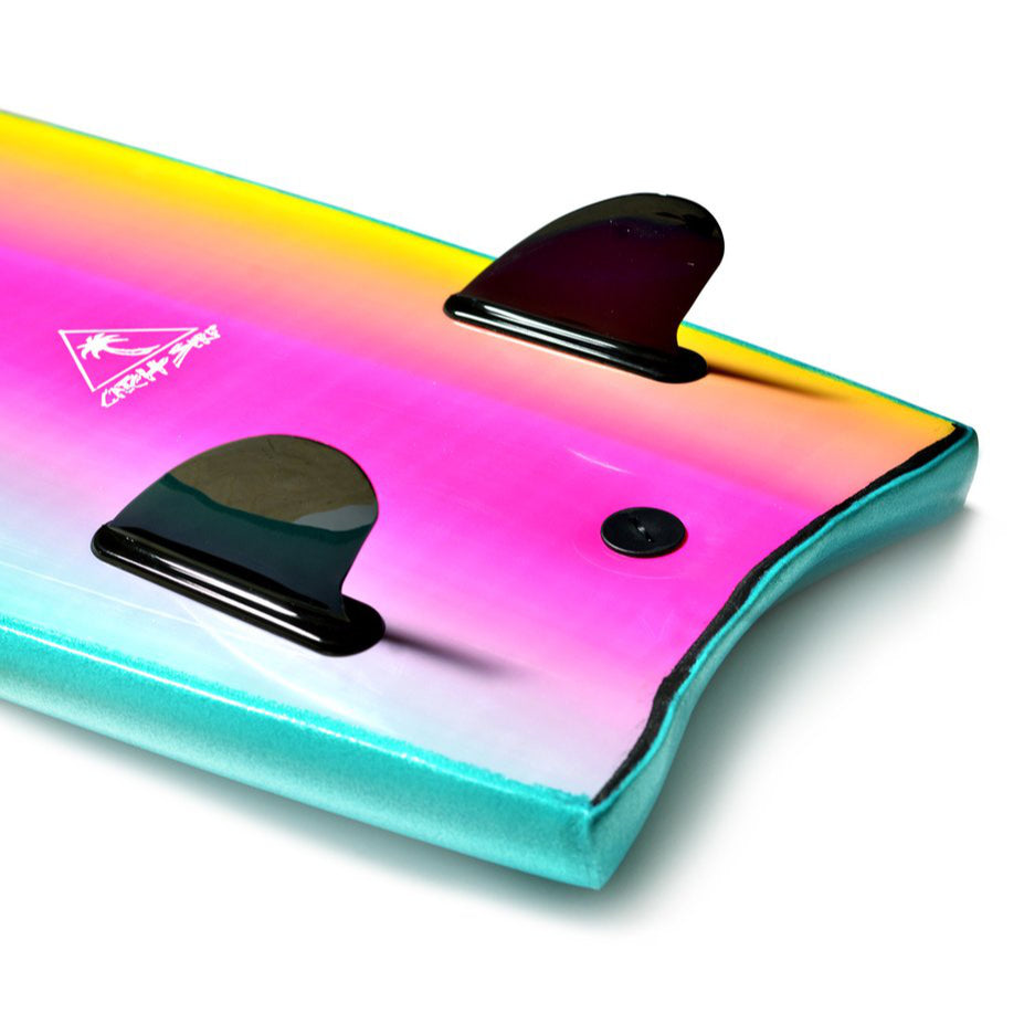Catch Surf Twin Fin Kit - Pop Thru Black Fins for Surfboards | Perfect for Shortboards, Fish Surfboards & Performance Surfing