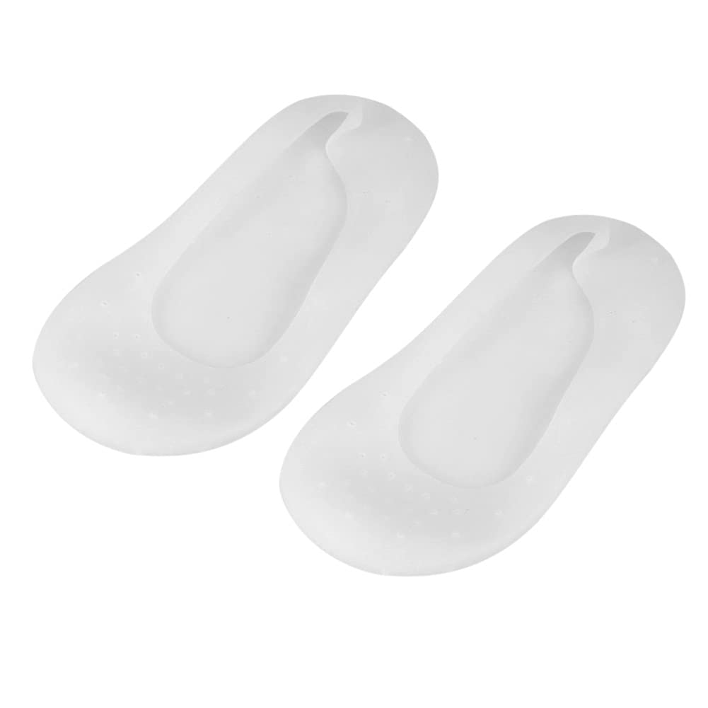 Moisturizing Silicone Gel Socks for Dry Cracked Feet - Reusable & Washable Foot Care Socks with Healing Gel - Perfect for Overnight Treatment, Pedicures & Diabetic Foot Care (Size S)