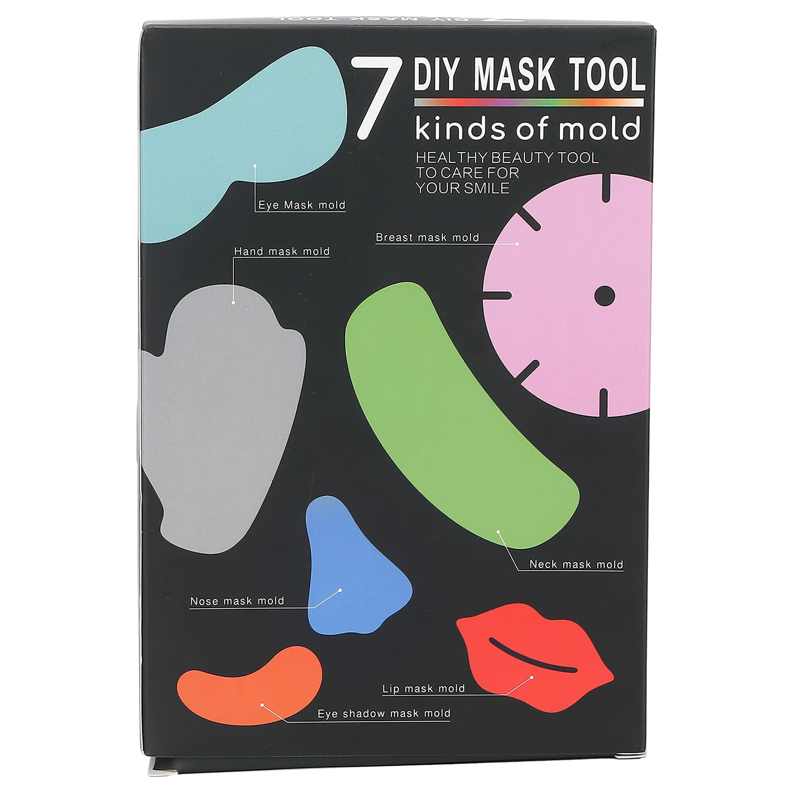 Reusable DIY Facial Mask Maker Tool for Face, Eye, Chest & Neck - Handmade Skincare Patch Machine for At-Home Spa & Beauty Treatments
