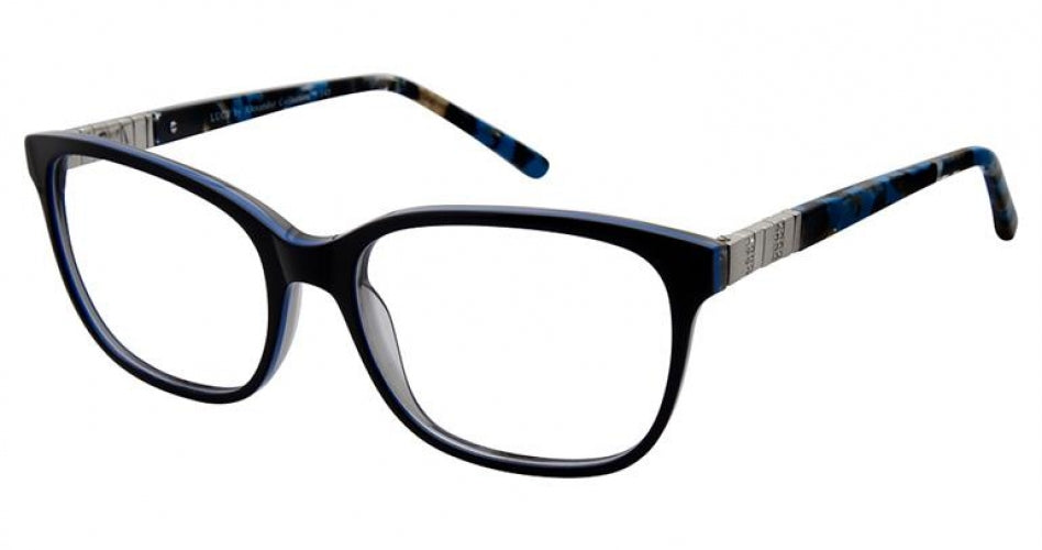 Alexander Lucy Eyeglasses - Stylish Women's Reading Glasses with Lightweight Metal Frame (2 Pack) - Perfect for Reading, Office Work, and Daily Use
