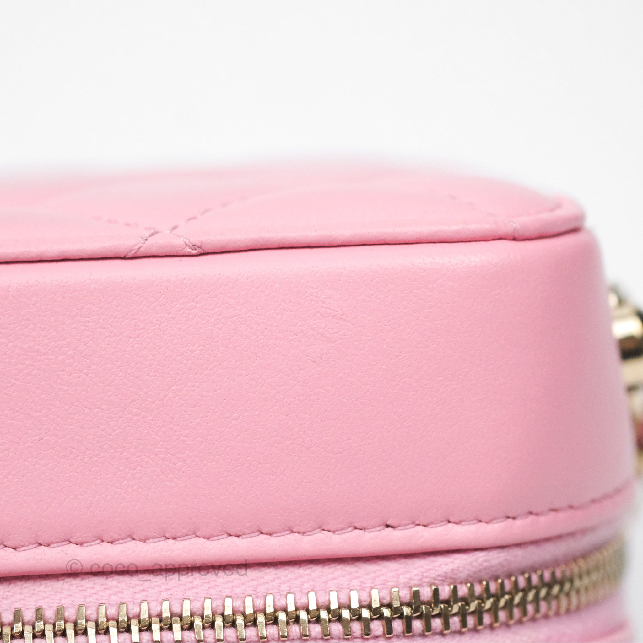 Chanel Quilted Lambskin Camera Bag in Pink with Gold Hardware - Perfect for Everyday Use & Special Occasions