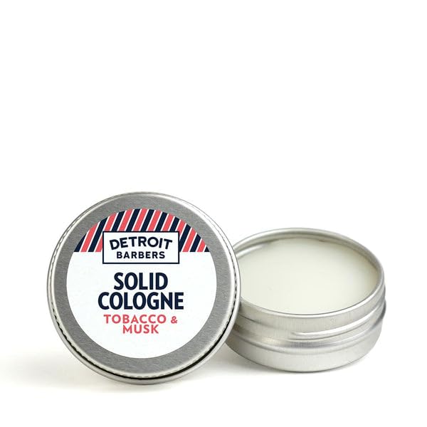 Premium Solid Cologne for Men - Long Lasting Natural Fragrance - Travel Size .5oz - Organic Tobacco & Musk Scent - Gift for Him - Perfect for Office, Dates & Outdoor Adventures