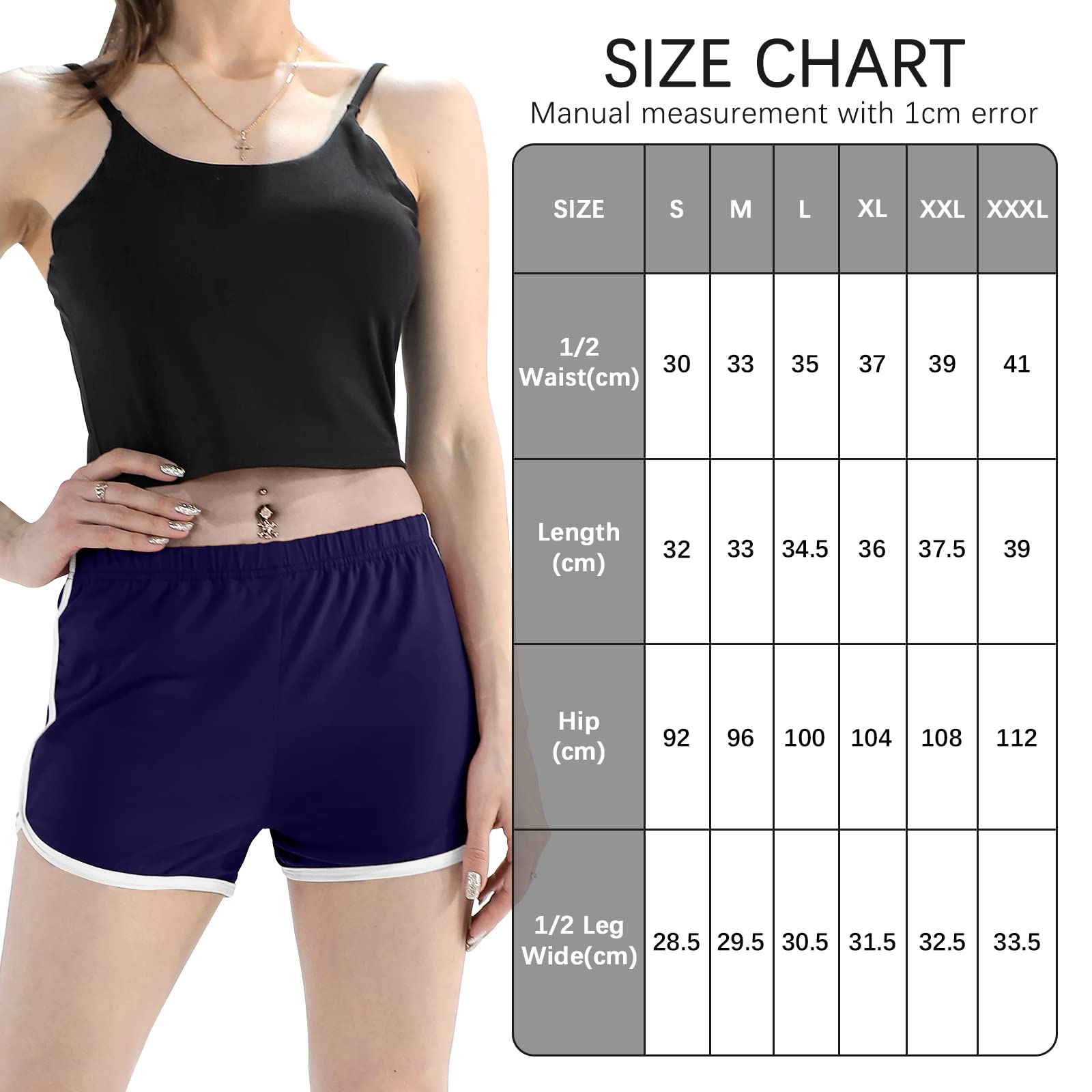 URATOT 7 Pack Women's Cotton Athletic Shorts - High Waisted Yoga Running Gym Workout Shorts for Women, Lounge Wear & Casual Summer Shorts | Perfect for Yoga, Running, Gym, and Everyday Comfort