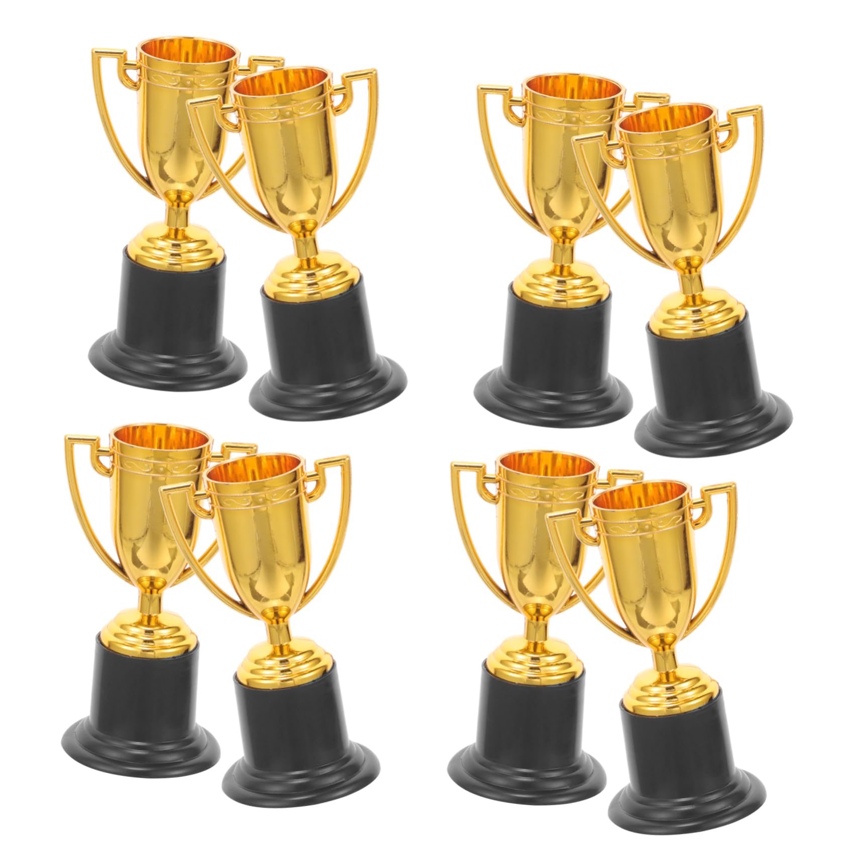 MILISTEN 20 Pack Gold Plastic Football Trophy Awards - Reusable Champion Decor for Sports Parties, Team Celebrations & Achievement Recognition