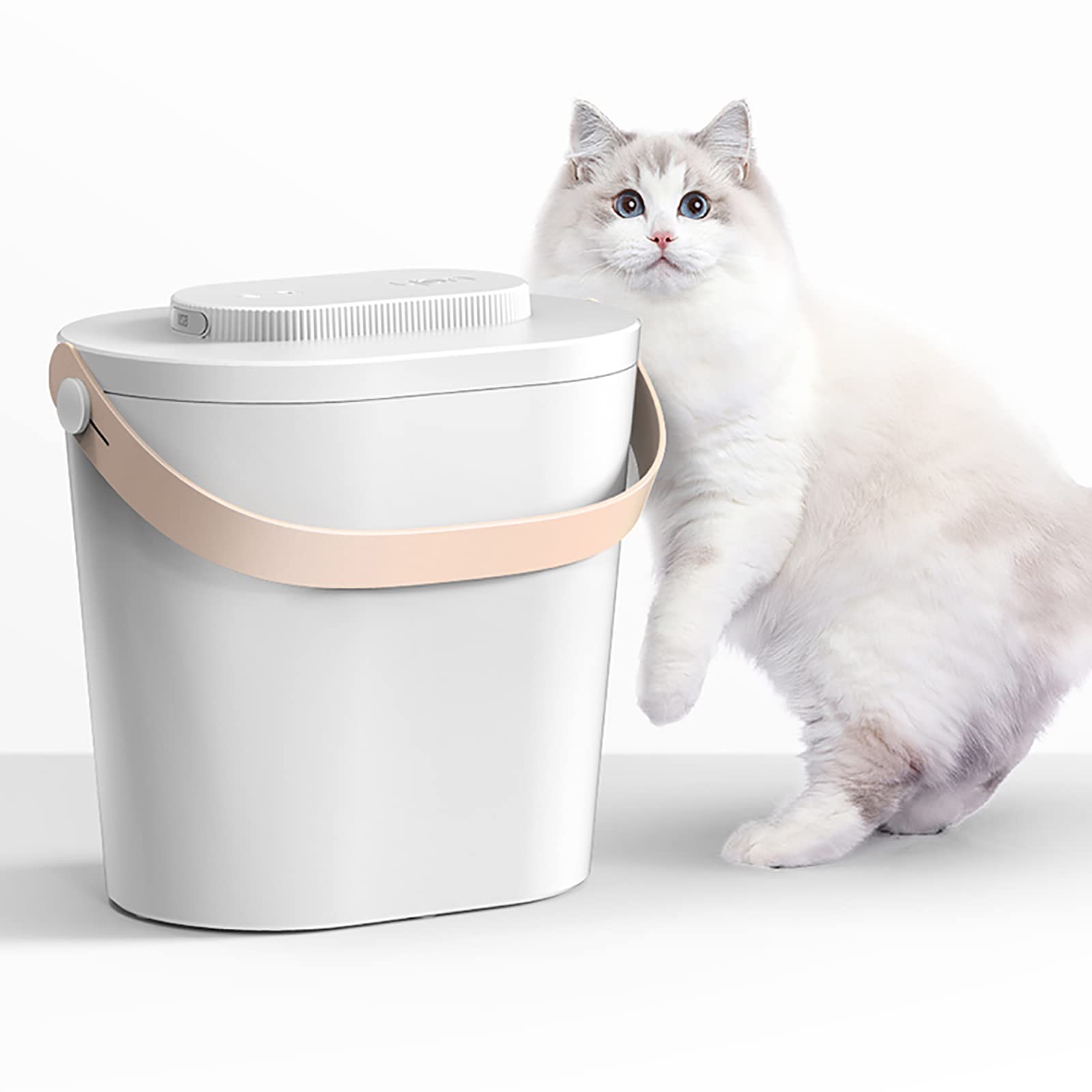 Airtight Pet Food Storage Container & Cereal Dispenser - Sealed Insect-Proof Smart Storage Bucket with Antioxidant Protection | Perfect for Dog Food, Cat Food, Rice, Flour & Dry Goods Organization at Home