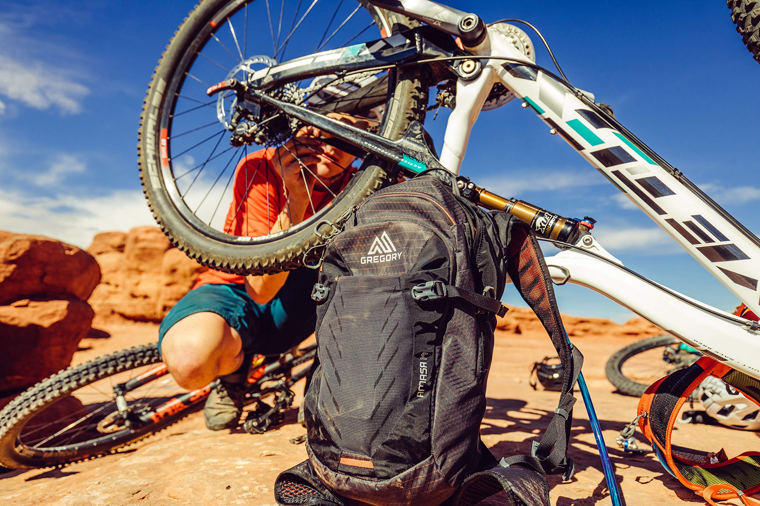 Gregory Amasa Mountain Biking Backpack - Lightweight Hydration Pack for Cycling & Outdoor Adventures | Perfect for Trail Riding, Hiking & Daily Commute