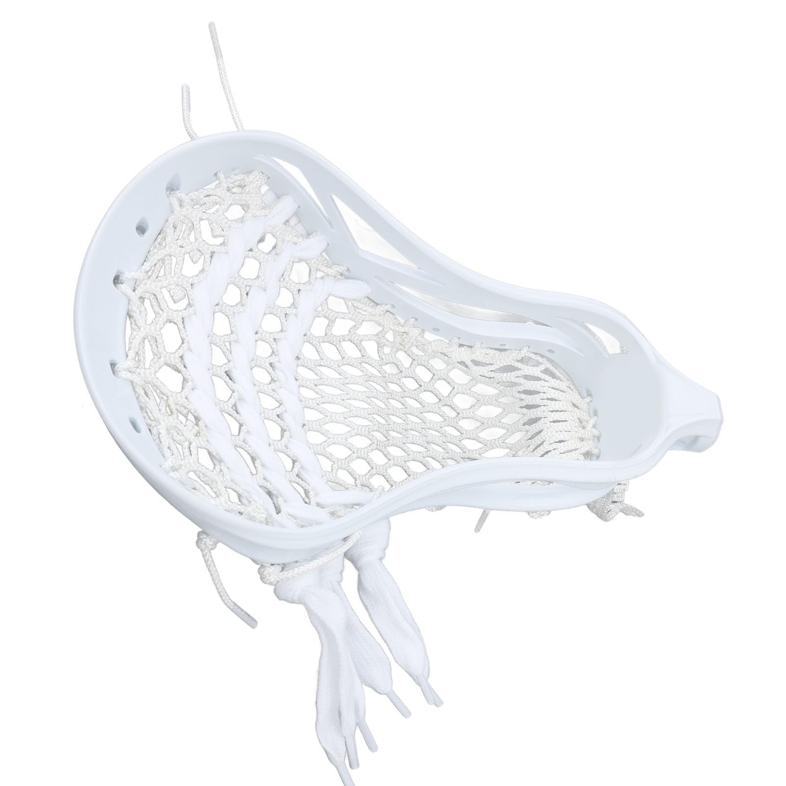 Men's Lacrosse Goalie Head - Durable Mesh Strung Nylon Stick for Training & Competition - Perfect for Goalies in Practice & Games