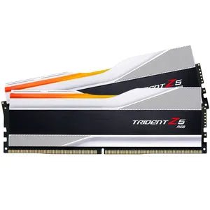 G.Skill Trident Z5 RGB 32GB (2x16GB) DDR5 6000MHz CL36 Gaming RAM - White Desktop Memory for High-Performance PC Builds & Overclocking