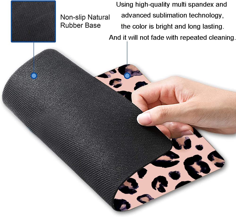 Premium Non-Slip Leopard Print Mouse Pad - 9.5×7.9 Inch Textured Gaming Mouse Mat for Laptop, Computer & PC - Perfect for Office, Gaming & Home Workspace