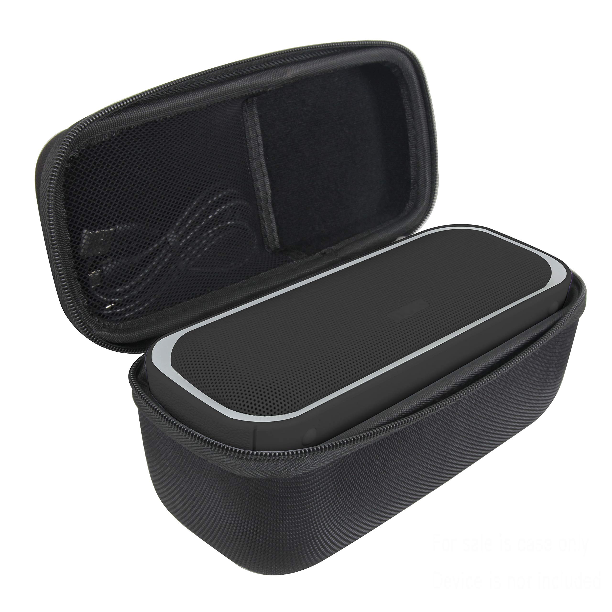 Hermitshell Hard Travel Case for DOSS SoundBox Pro Wireless Bluetooth Speaker - Durable Protective Cover for Outdoor, Camping, Beach & Travel (Black)