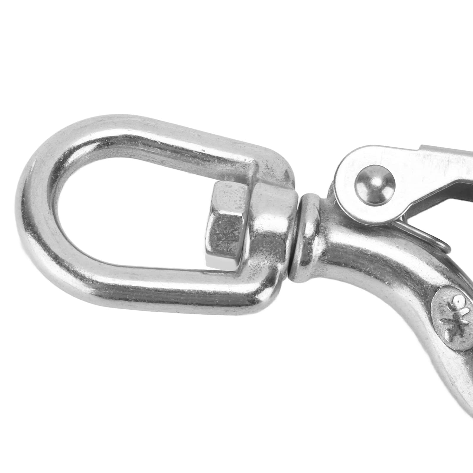 Stainless Steel Lifting Hook 150KG (1000KG Capacity) - Heavy Duty Crane Hook for Construction, Engineering & Industrial Lifting - Perfect for Warehouse, Shipyard, and Rigging Applications