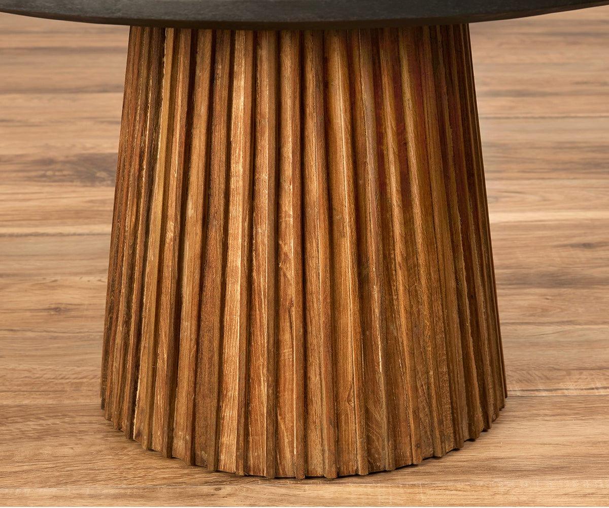 Taavi 24 Inch Round End Table - Modern Side Table for Living Room, Bedroom & Office - Perfect for Coffee, Books & Decor