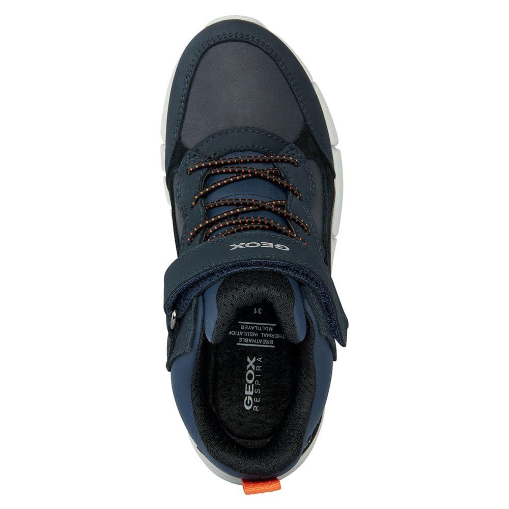 Geox Boys' Cflexyperbabx 13 Sneakers - Breathable & Lightweight Kids' Shoes for School, Play & Everyday Wear