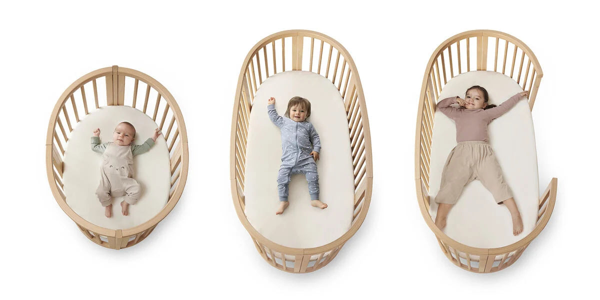 Stokke Sleepi V3 Convertible Crib & Toddler Bed - Modern Nursery Furniture for Newborn to Kids | Perfect for Baby's First Bedroom & Daycare Centers