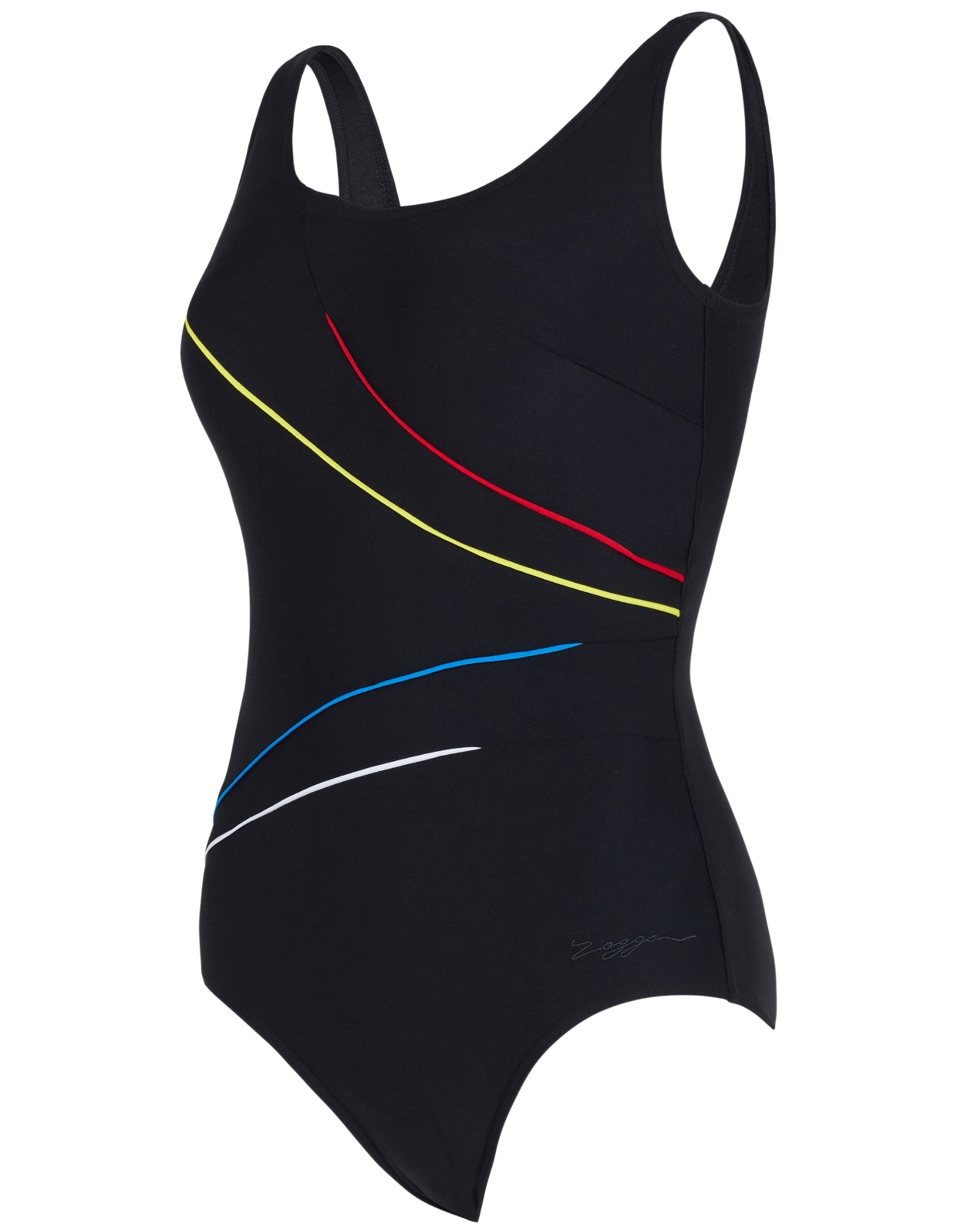 Macmasters Scoopback Swimsuit for Women - High Waisted Tummy Control One Piece Bathing Suit - Perfect for Beach, Pool & Summer Vacation