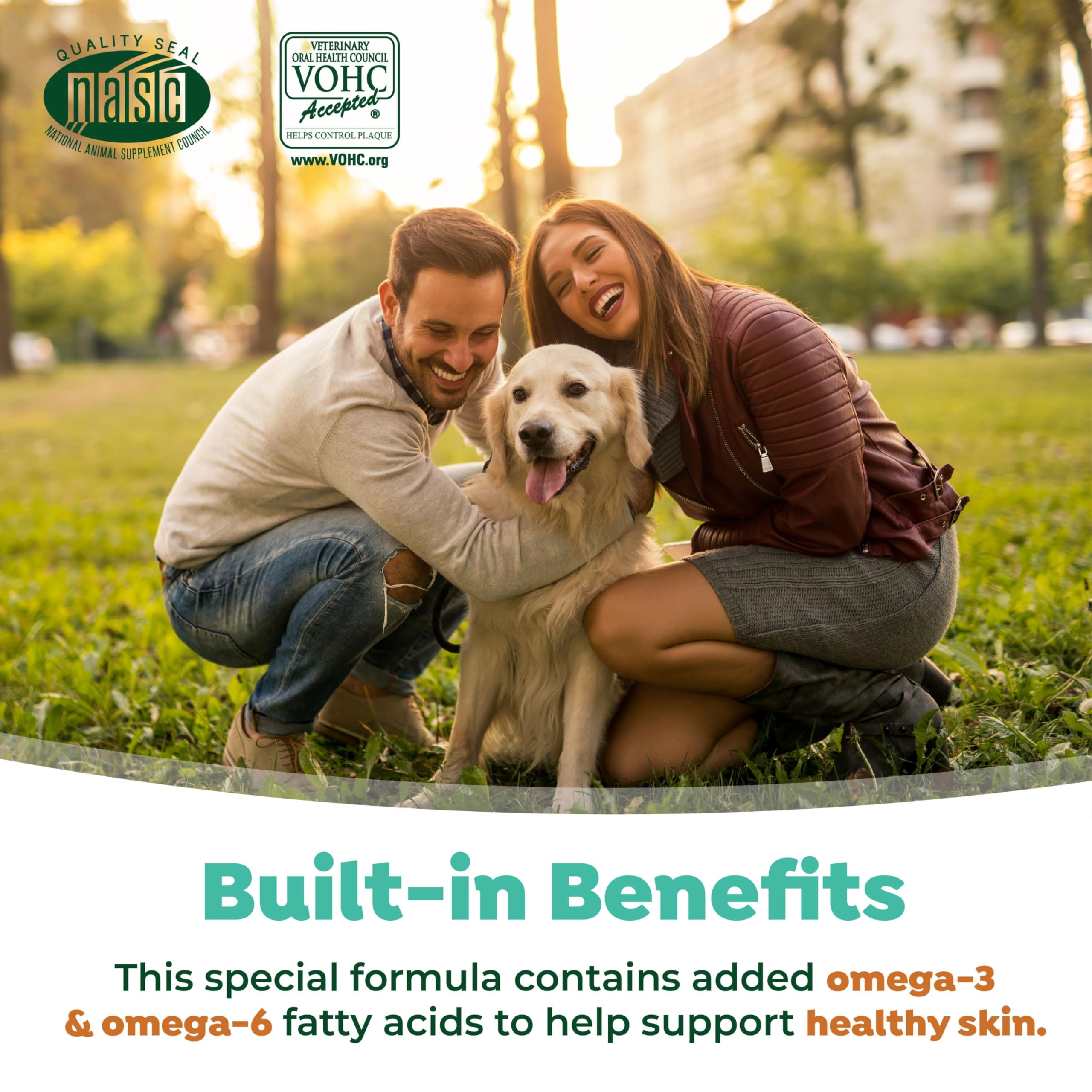 TropiClean Fresh Breath Water Additive for Dogs with Omega 3 & 6 - Dog Dental Care Solution for Teeth Cleaning & Skin Health | 33.8oz | Promotes Oral Hygiene & Healthy Coat | Ideal for Daily Water Bowl Use
