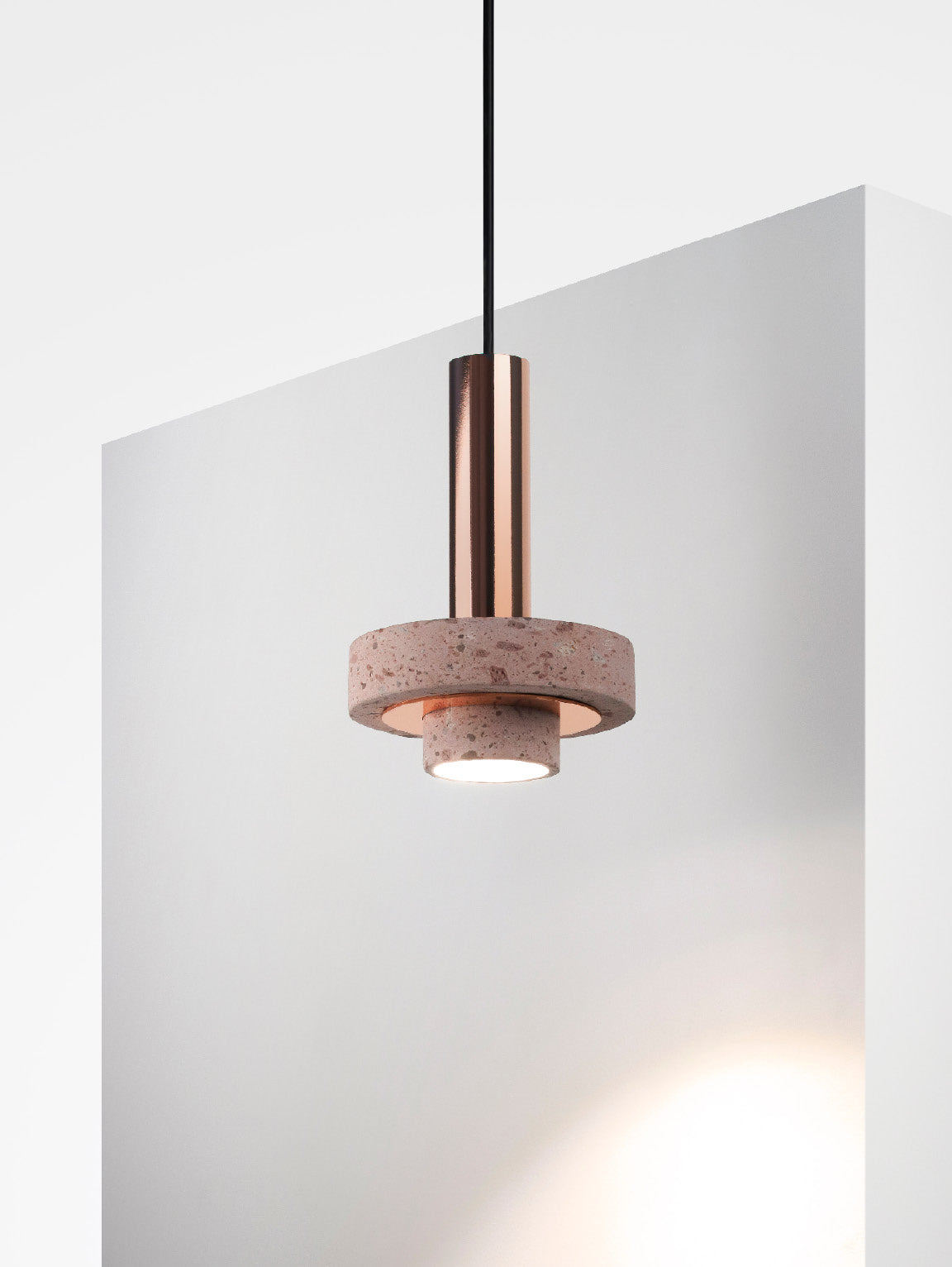 Ambra Pendant Lamp - Modern Hanging Light Fixture for Dining Room, Kitchen, or Living Room Decor - Elegant Glass Ceiling Light with Adjustable Cord
