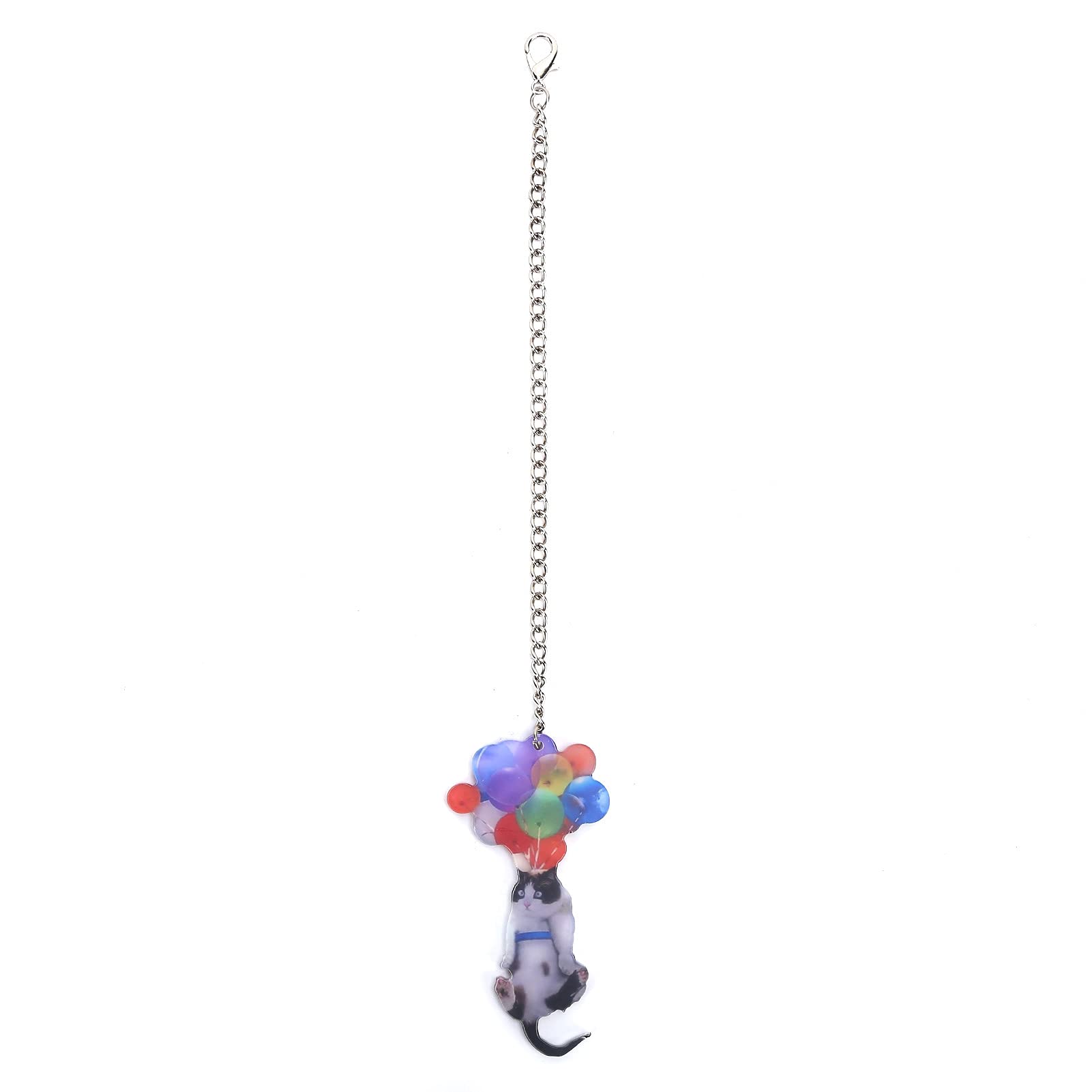 Cute Cat Hanging Decorations - Balloon Cat Pendant for Home & Car Accessories | Perfect for Bedroom, Nursery, Rearview Mirror & Gift Giving