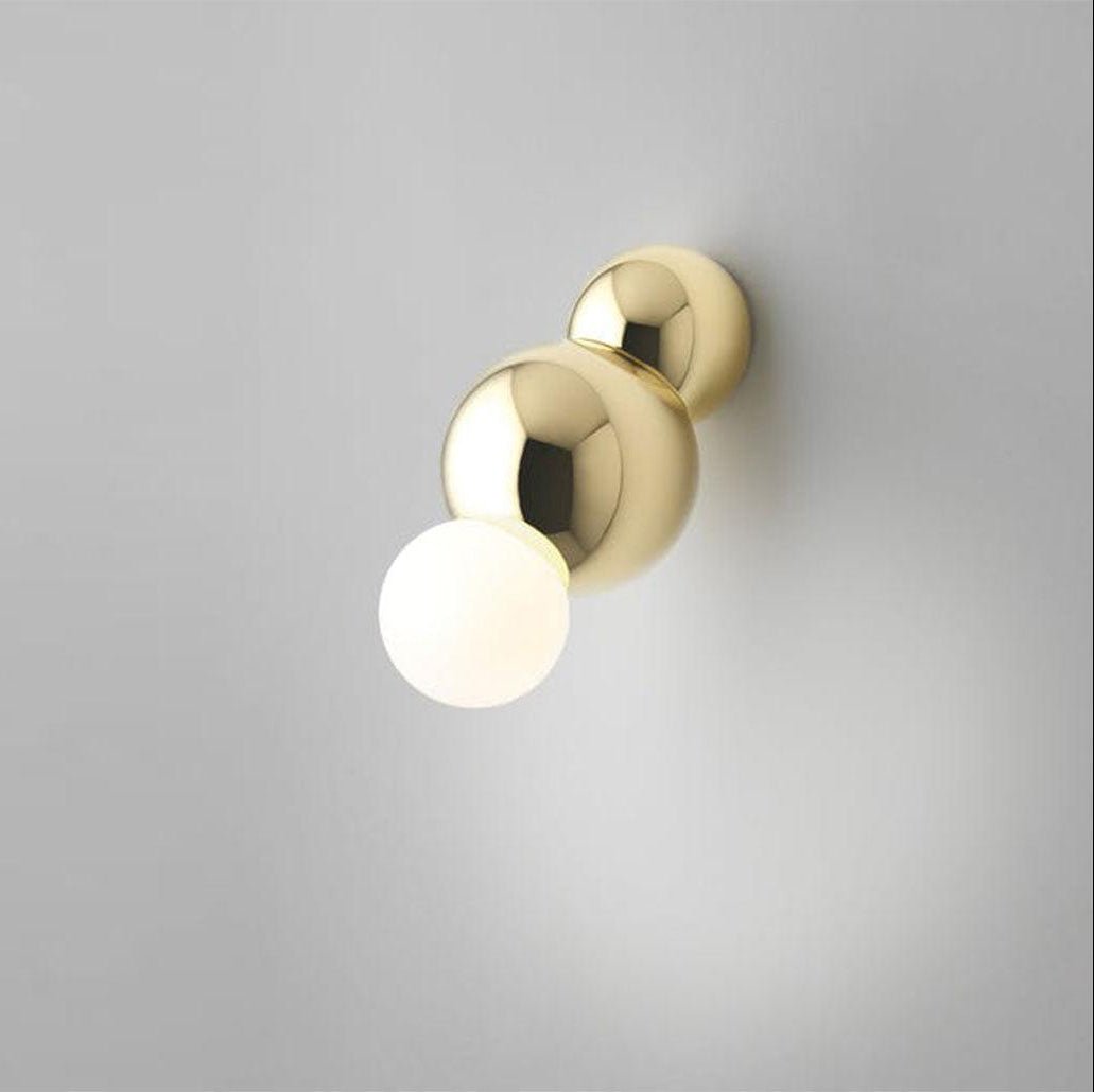 Modern Ball Mounted Wall Light - Adjustable LED Sconce for Bedroom, Living Room & Hallway - Energy Efficient Indoor Lighting Fixture