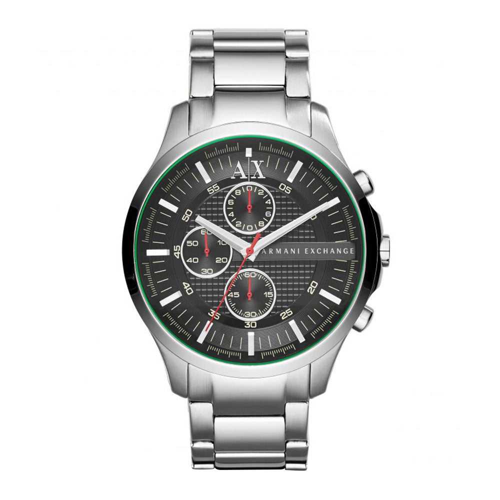 ARMANI EXCHANGE AX2163 Men's Chronograph Watch - Silver Stainless Steel Bracelet, Water Resistant, Fashionable Timepiece for Business, Casual & Formal Occasions