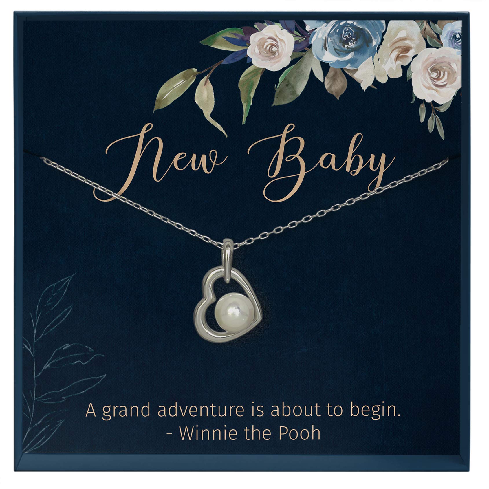 **Muse Infinite First Time Mom Gifts - Elegant Baby Necklace for New Moms, Mother & Child Jewelry, Unique New Mommy Gift for Pregnancy, Birth & Mother's Day - Perfect for Baby Showers, Christenings & Special Occasions**