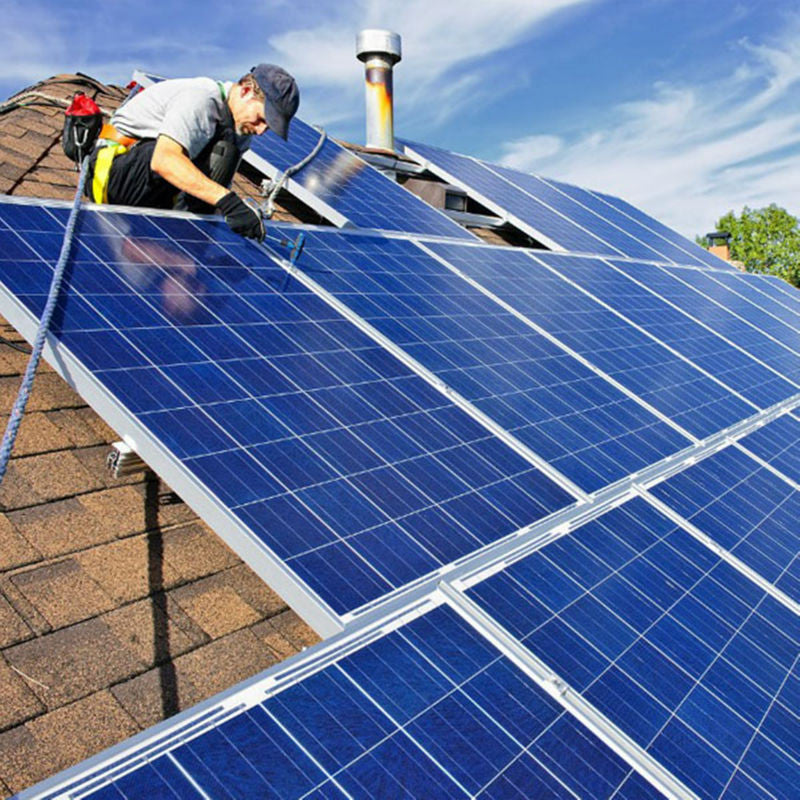 10kW DIY Solar Panel Kit with Microinverters - 10000 Watt Complete Home Solar Power System for Off-Grid & Emergency Backup | Easy Installation for Residential Energy Savings