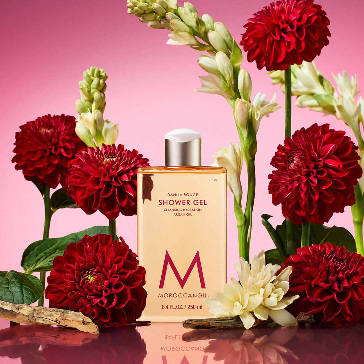 Dahlia Rouge Shower Gel - Moisturizing Body Wash with Natural Ingredients for Soft Skin | Perfect for Daily Use & Spa Days