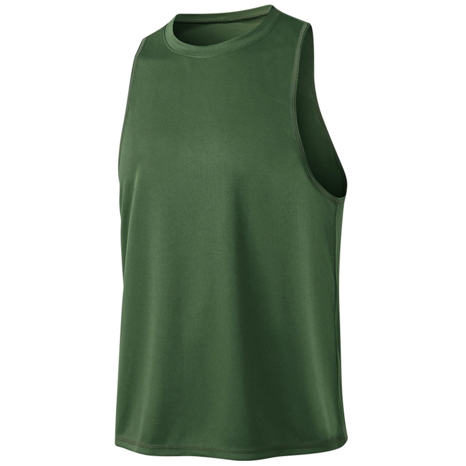 BUYYA Men's 3 Pack Quick Dry Loose Comfortable Workout Tank Tops - Moisture Wicking Shaper Vest & Abs Undershirts for Gym, Running, and Everyday Wear