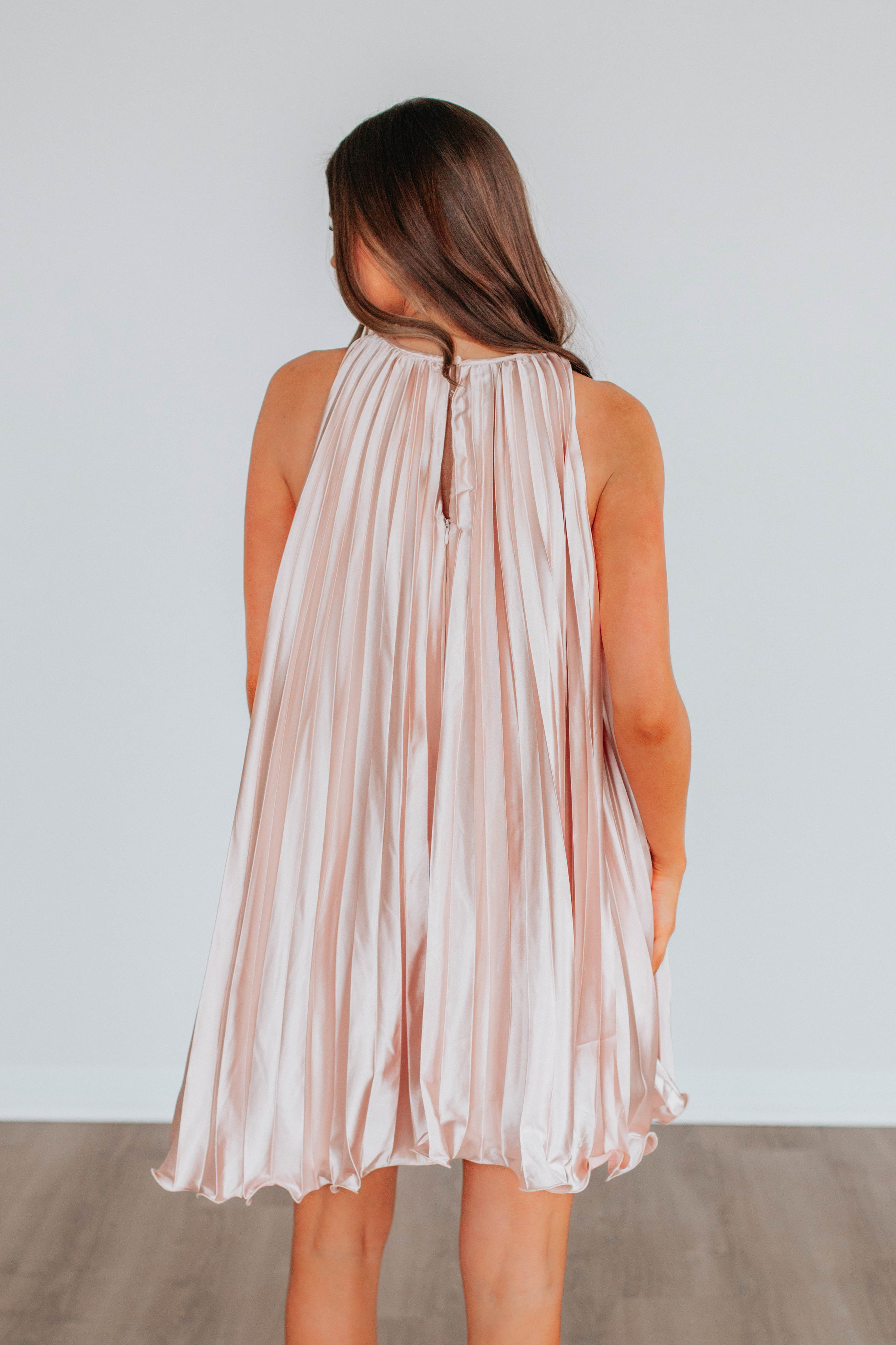 Get In The Groove Dress - Pink Glossy Party Outfit for Women | Perfect for Night Out, Club Wear & Special Occasions
