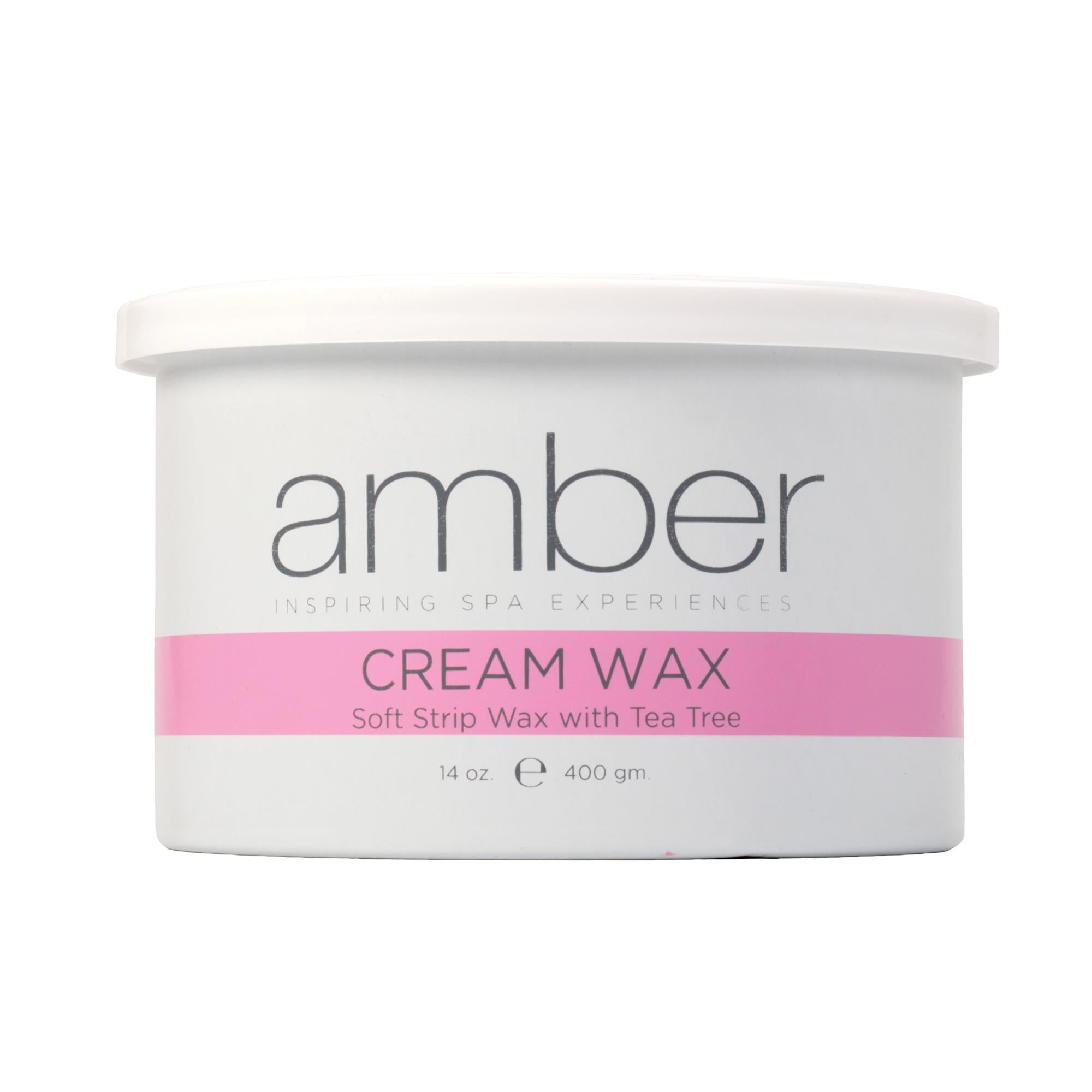 Amber Depilatory Wax & Hair Removal Cream - Smooth Skin for Legs, Arms, Bikini & Face | At-Home Waxing Kit for Women & Men