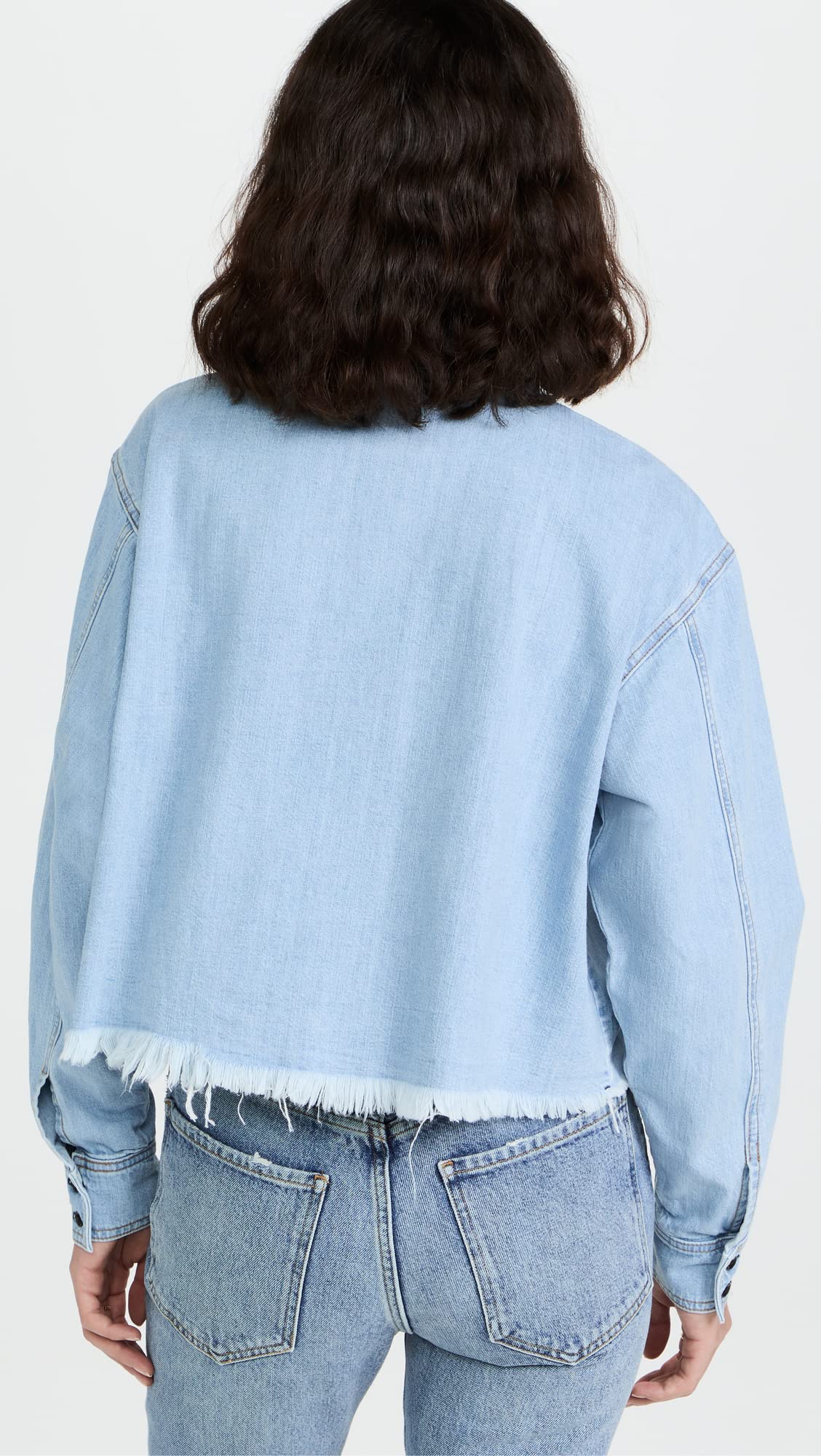 Stylish Women's Denim Shirt - Casual Button Down Long Sleeve Top for Everyday Wear | Perfect for Layering, Office Outfits & Weekend Brunch