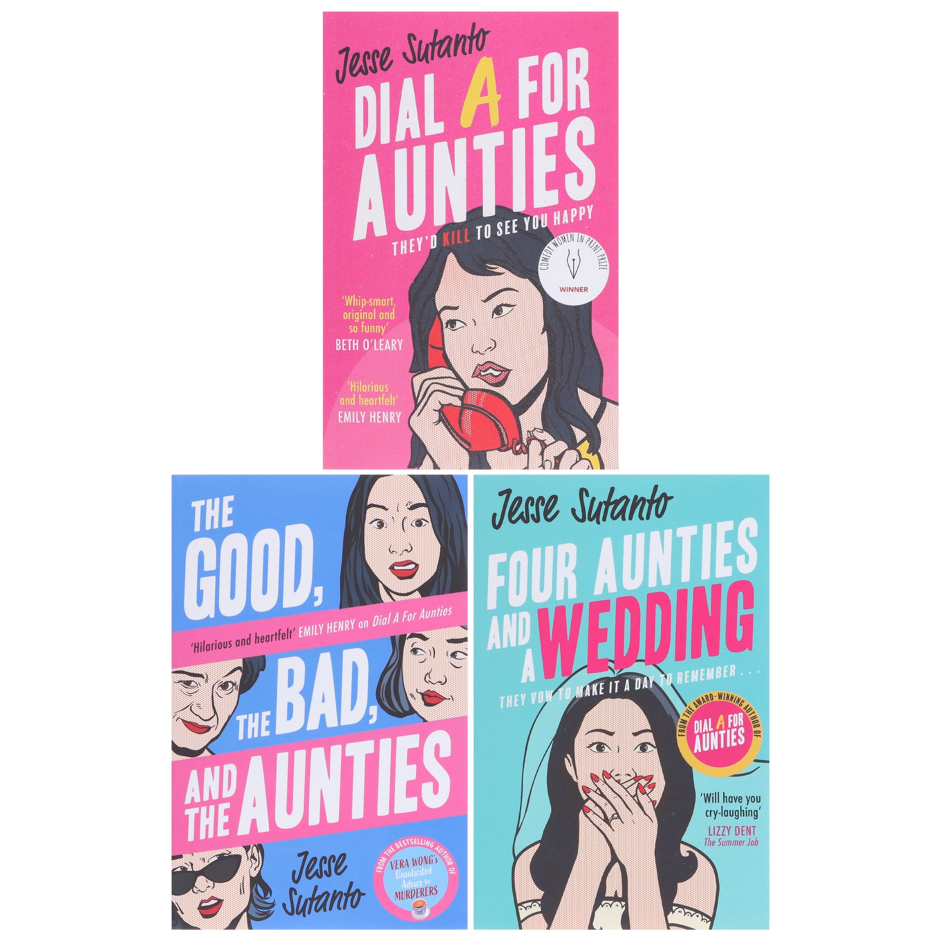 Aunties Series By Jesse Sutanto - 3 Book Collection Set | Women's Fiction Paperback Novels | Perfect for Book Clubs & Mother-Daughter Reading