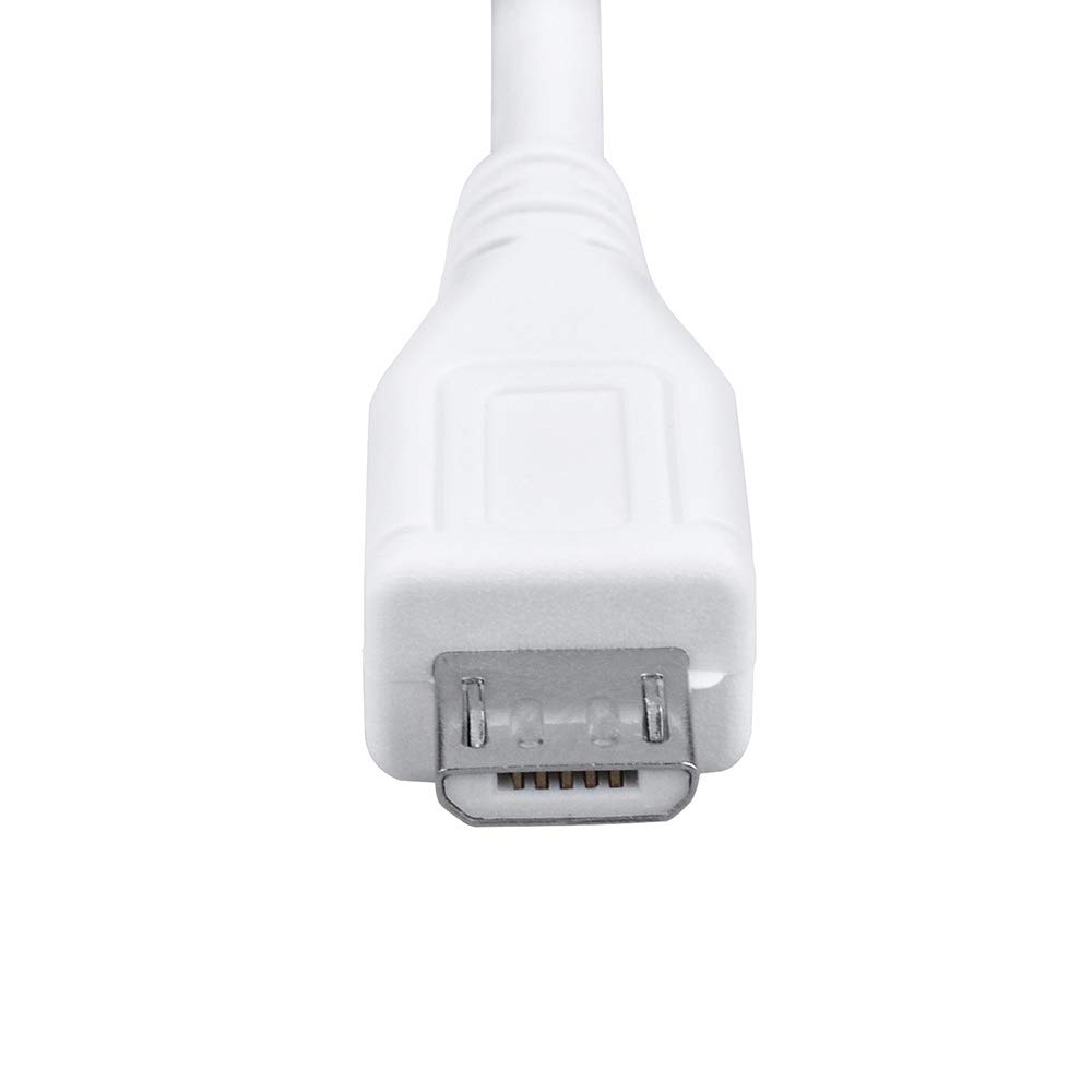 5ft White Micro USB Sync & Charger Cable for LG G Pad VK810 8.3 LTE Tablet - Fast Charging & Data Transfer for Home, Office & Travel