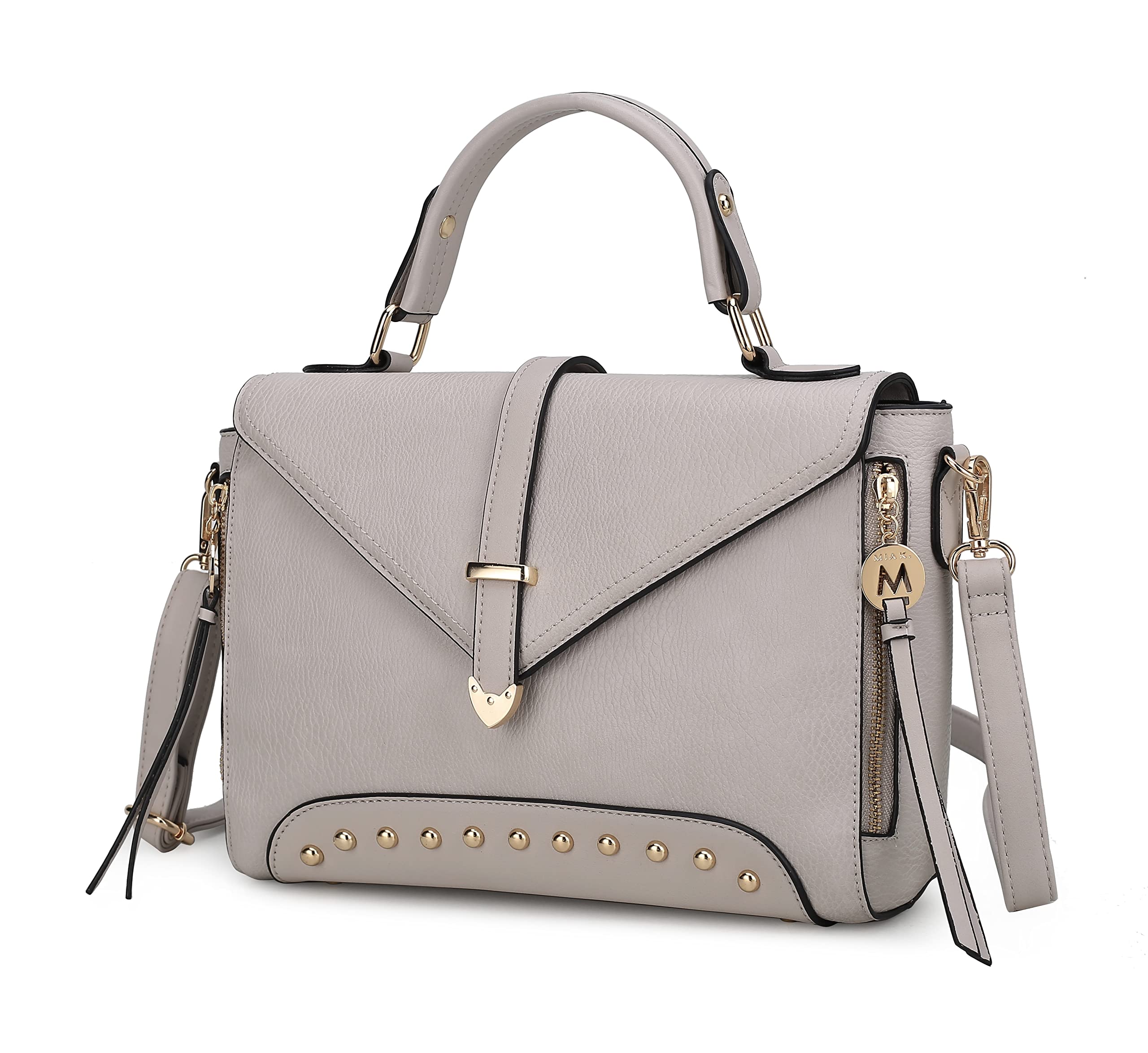MKF Collection Vegan Leather Crossbody Bag for Women - Stylish Designer Shoulder Purse Handbag by Mia K | Perfect for Work, Travel & Everyday Use